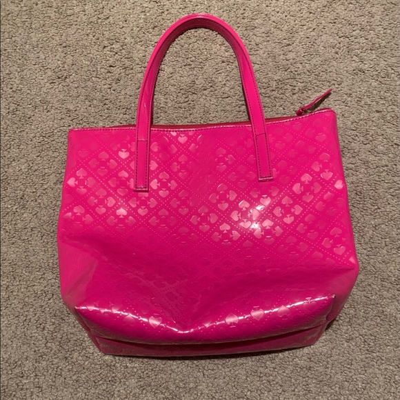 Kate Spade hot pink shoulder purse - Picture 4 of 6